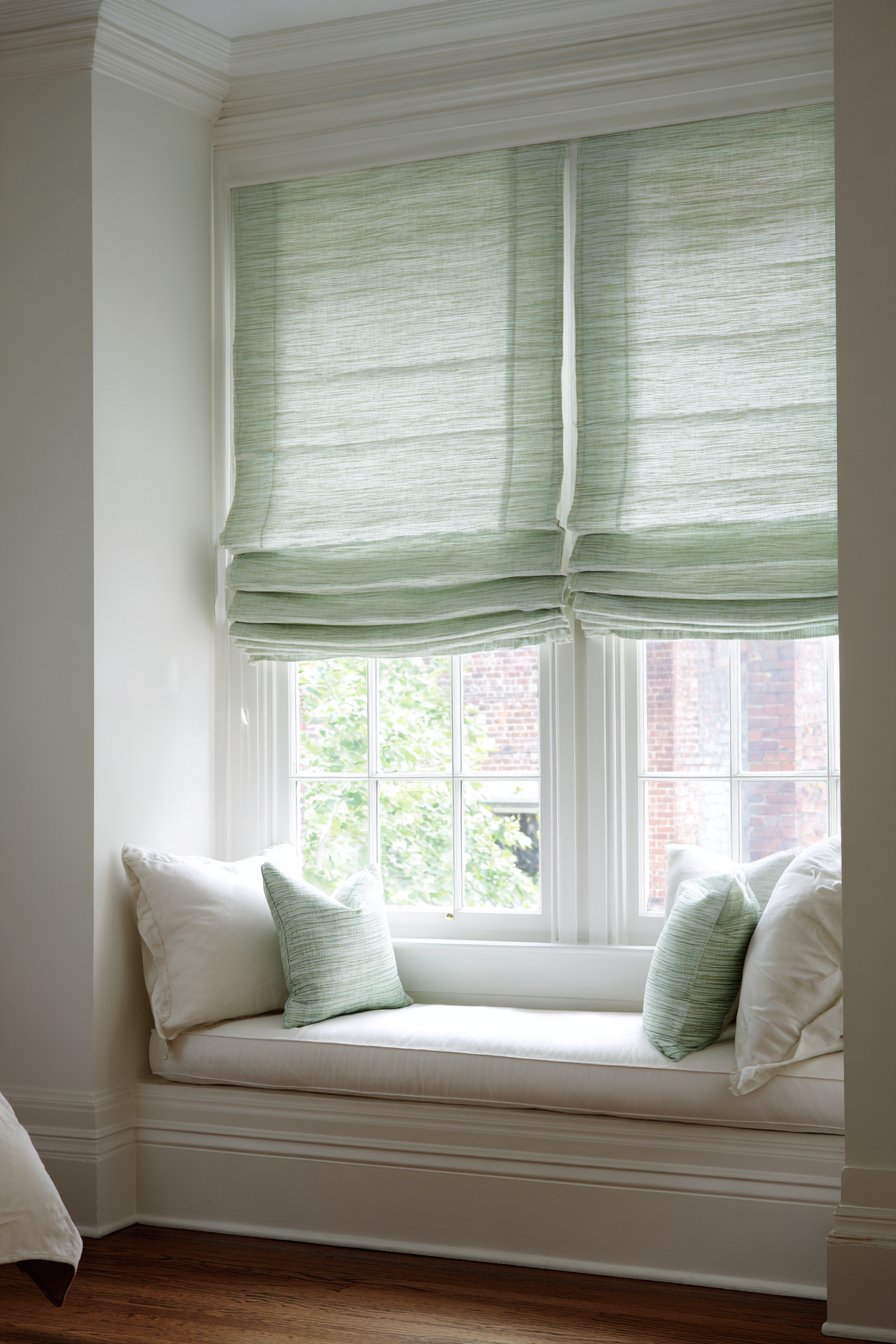 Custom Roman Shade Elegance