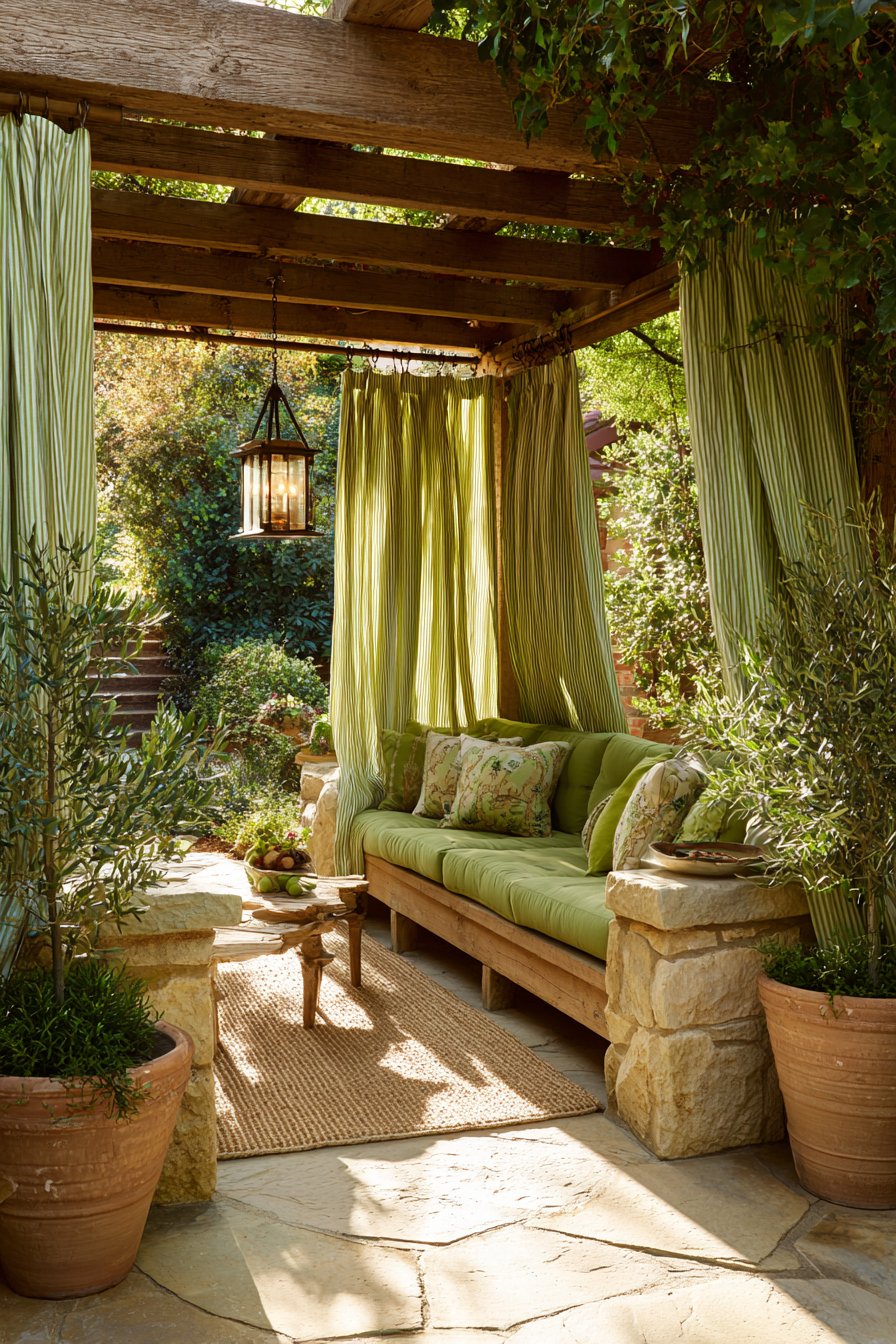 Mediterranean Outdoor Living Space