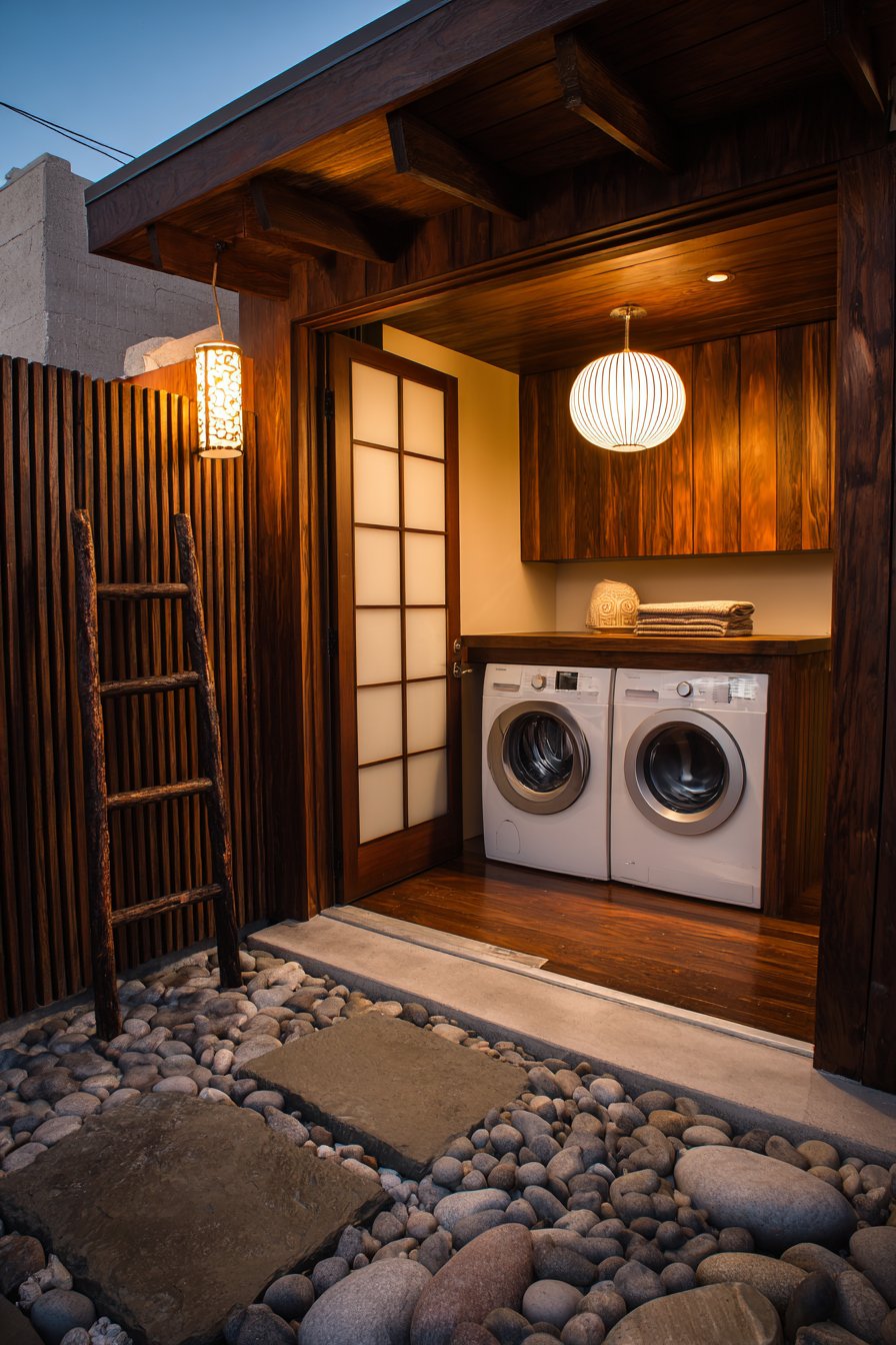 Japanese Minimalist Cedar Laundry