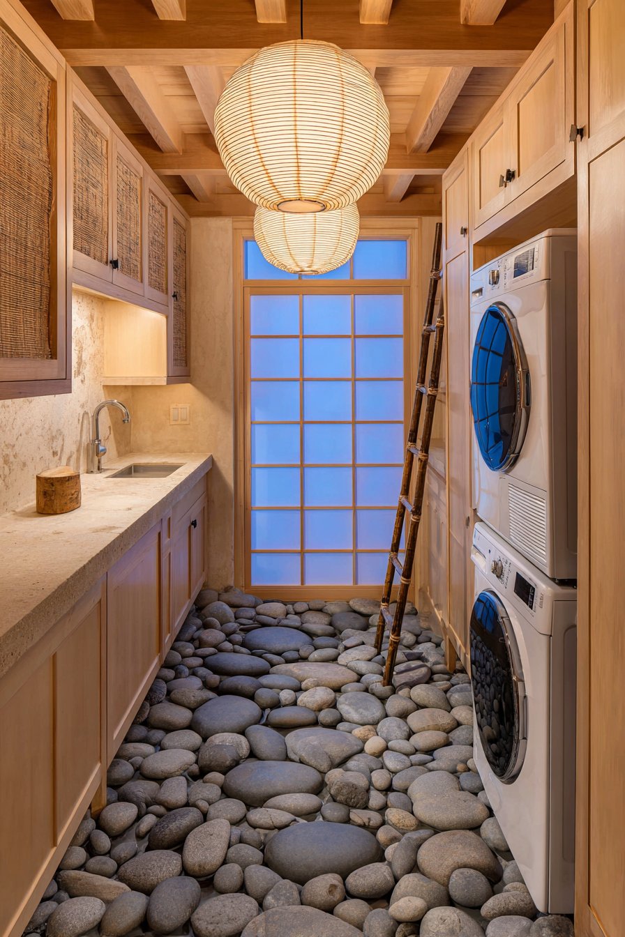 Japanese Minimalist Cedar Laundry