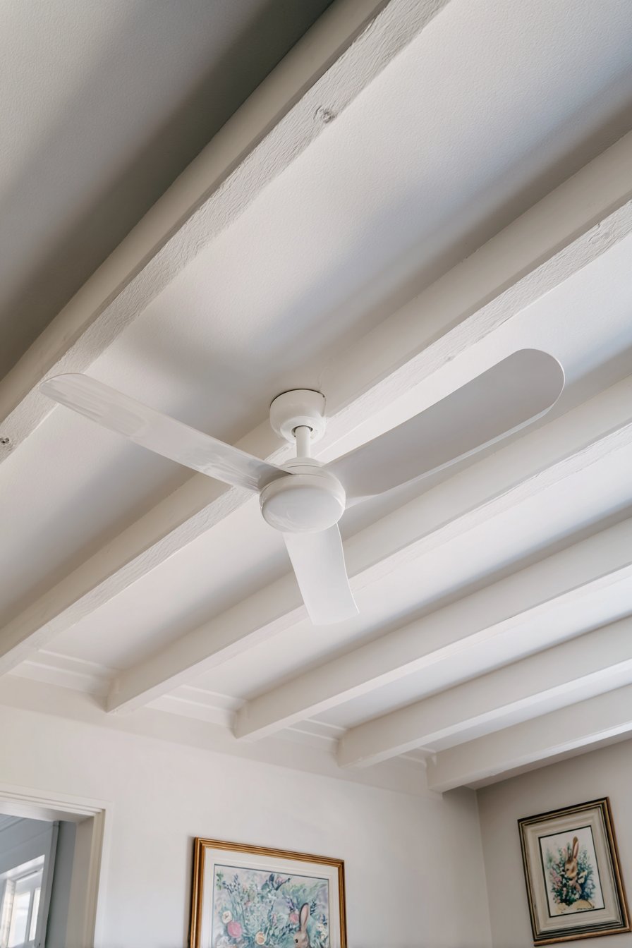 Ceiling Banner with Hand-Painted Characters