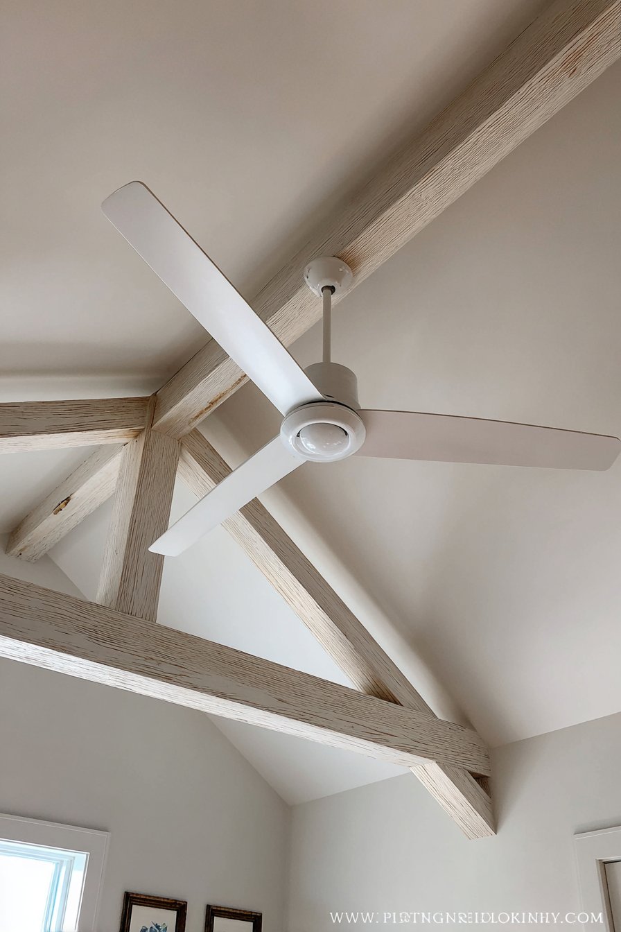 Ceiling Banner with Hand-Painted Characters