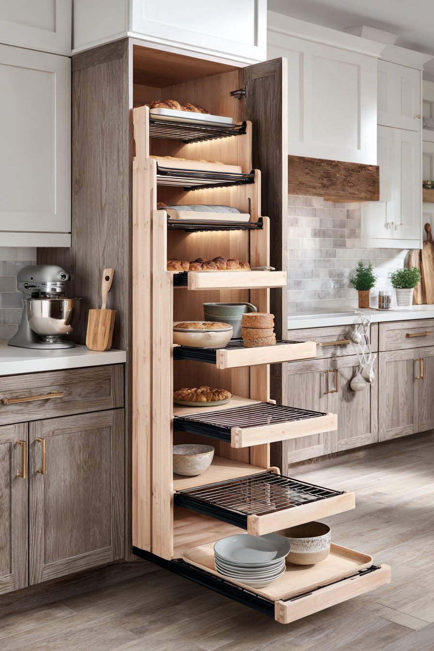 Vertical Tray Divider Organization
