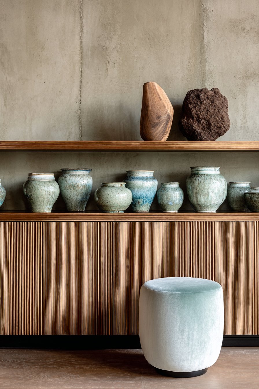 Mid-Century Modern Credenza Display