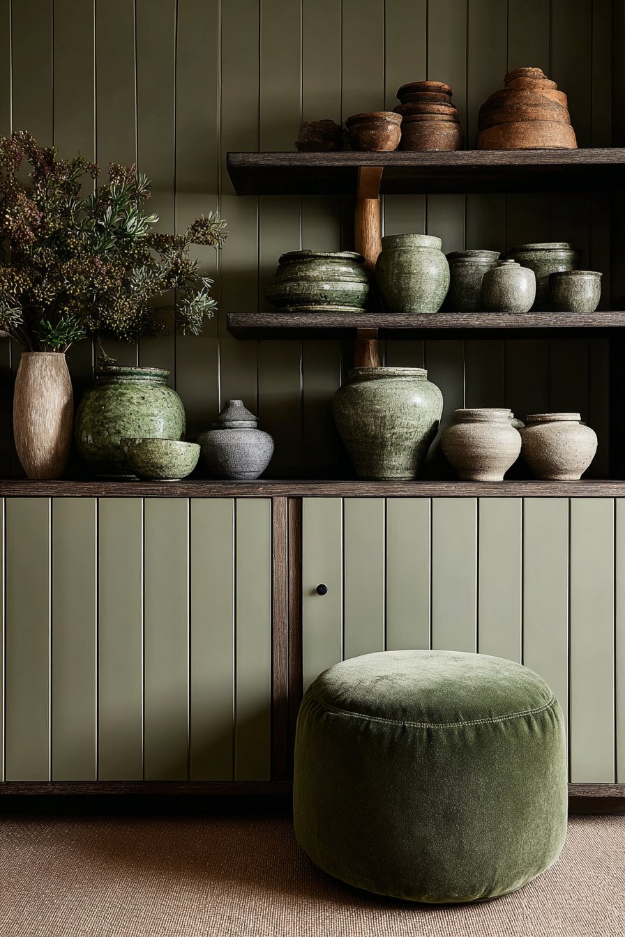 Mid-Century Modern Credenza Display