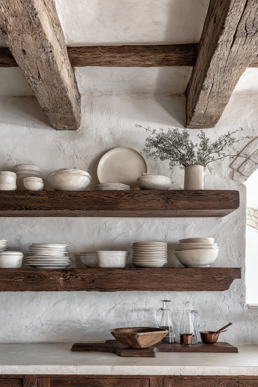 Open Shelving Display