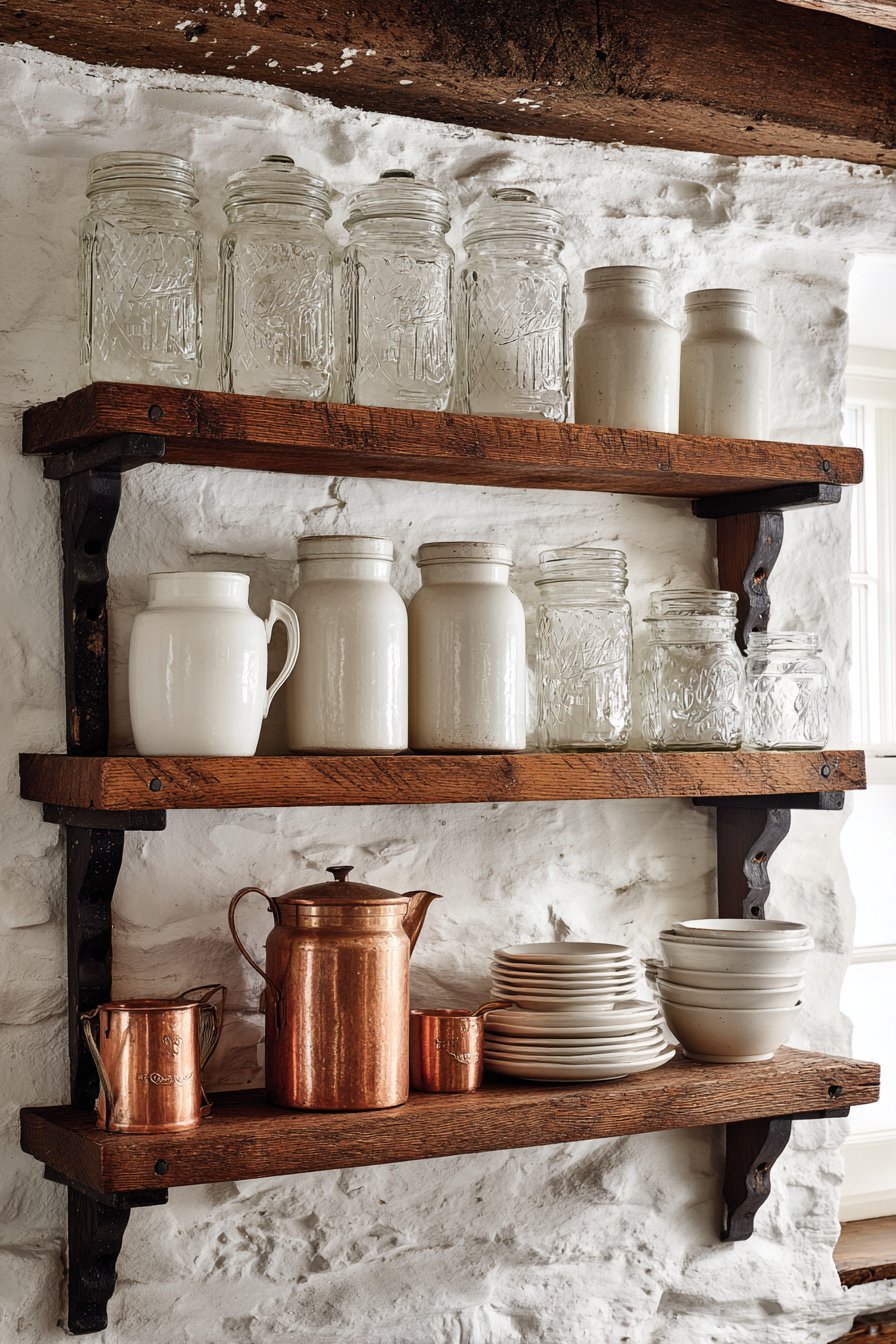 Open Shelving Display