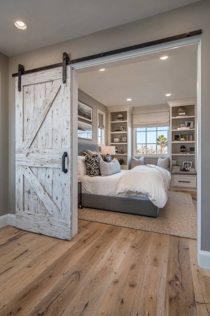 Space-Saving Sliding Barn Door