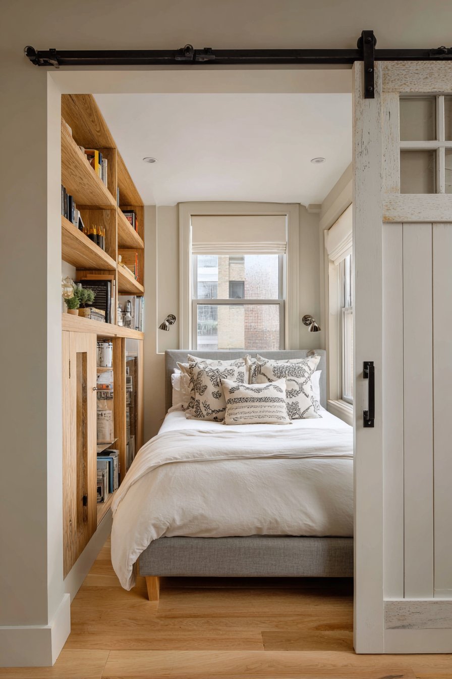 Space-Saving Sliding Barn Door
