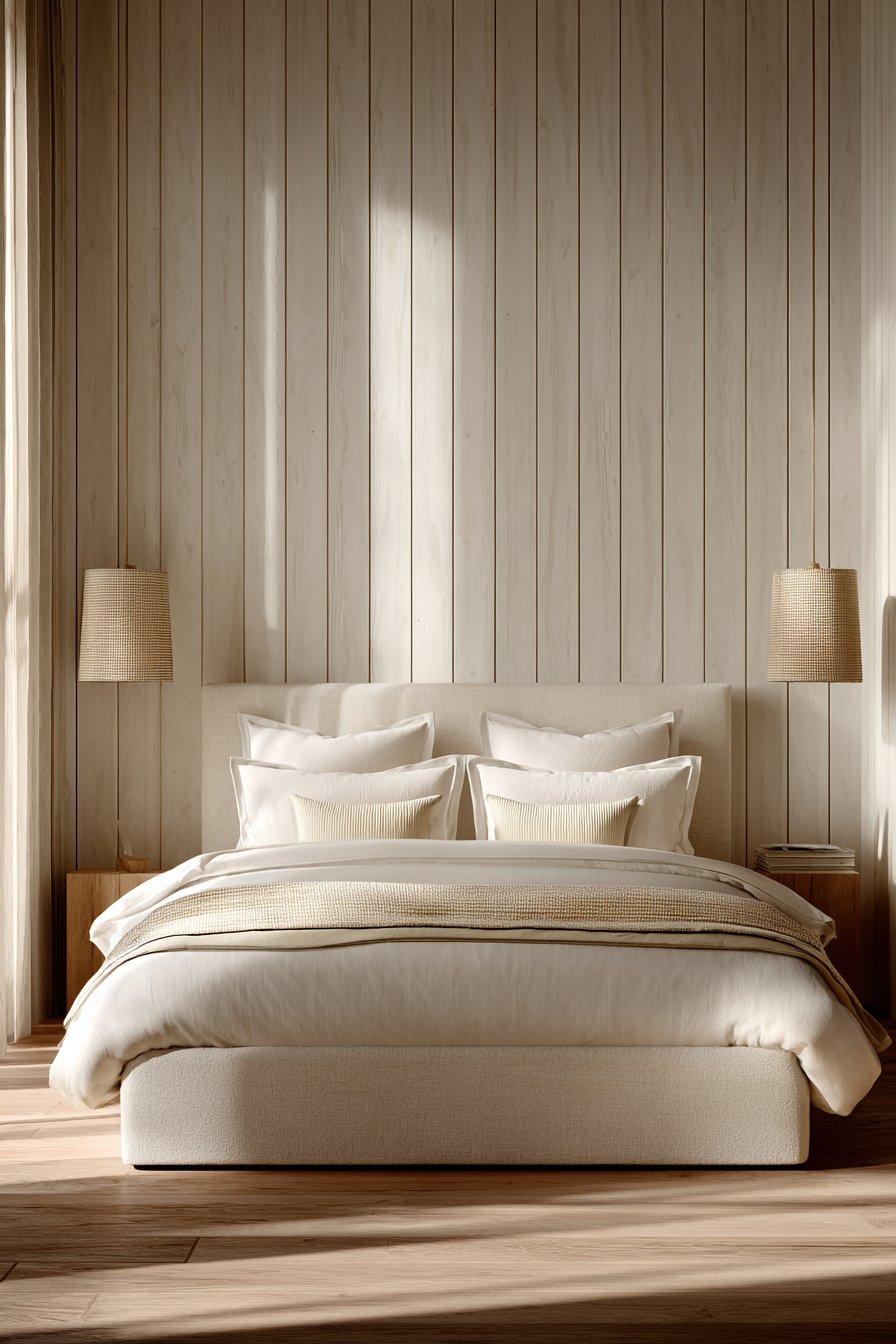 Textured Paneled Statement Wall