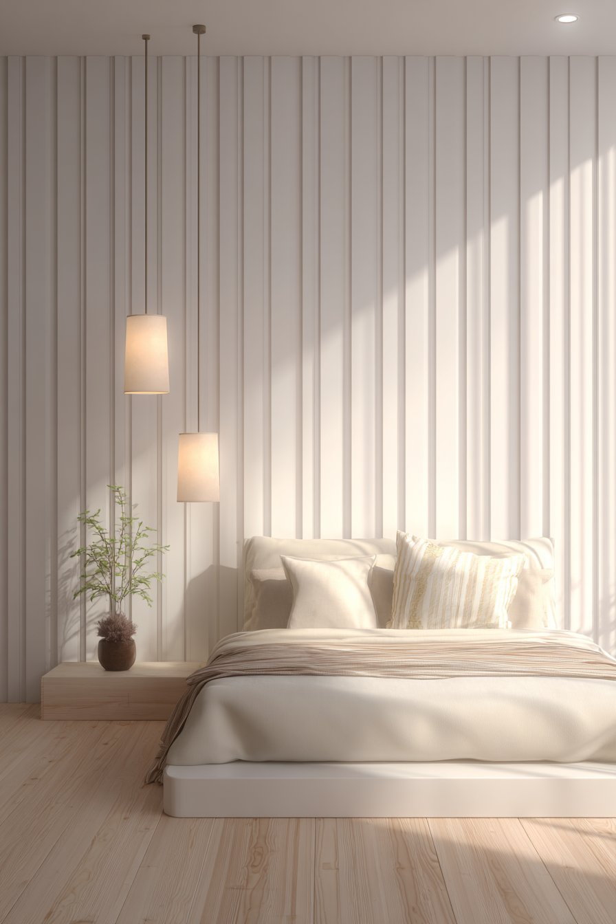 Textured Paneled Statement Wall