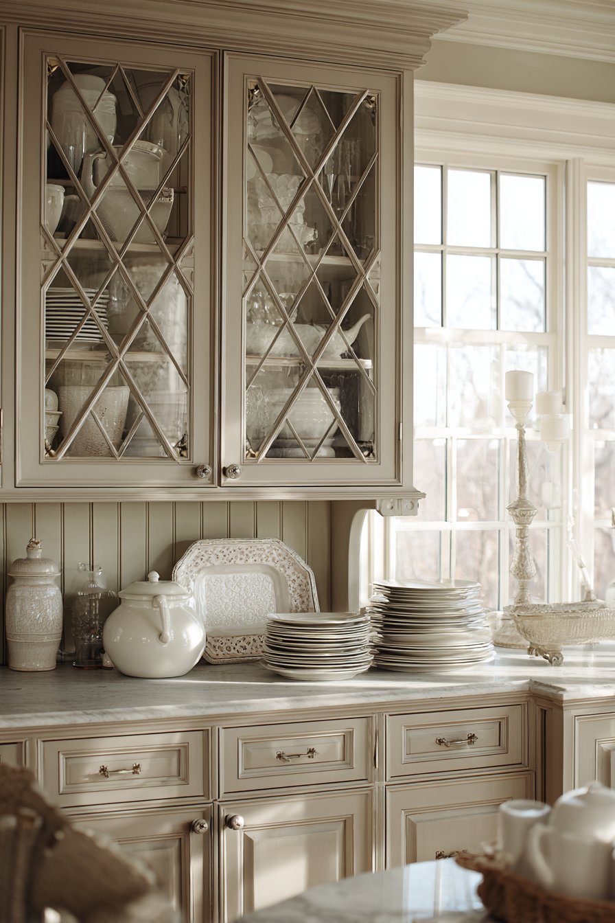 Glass-Front Display Cabinet Feature