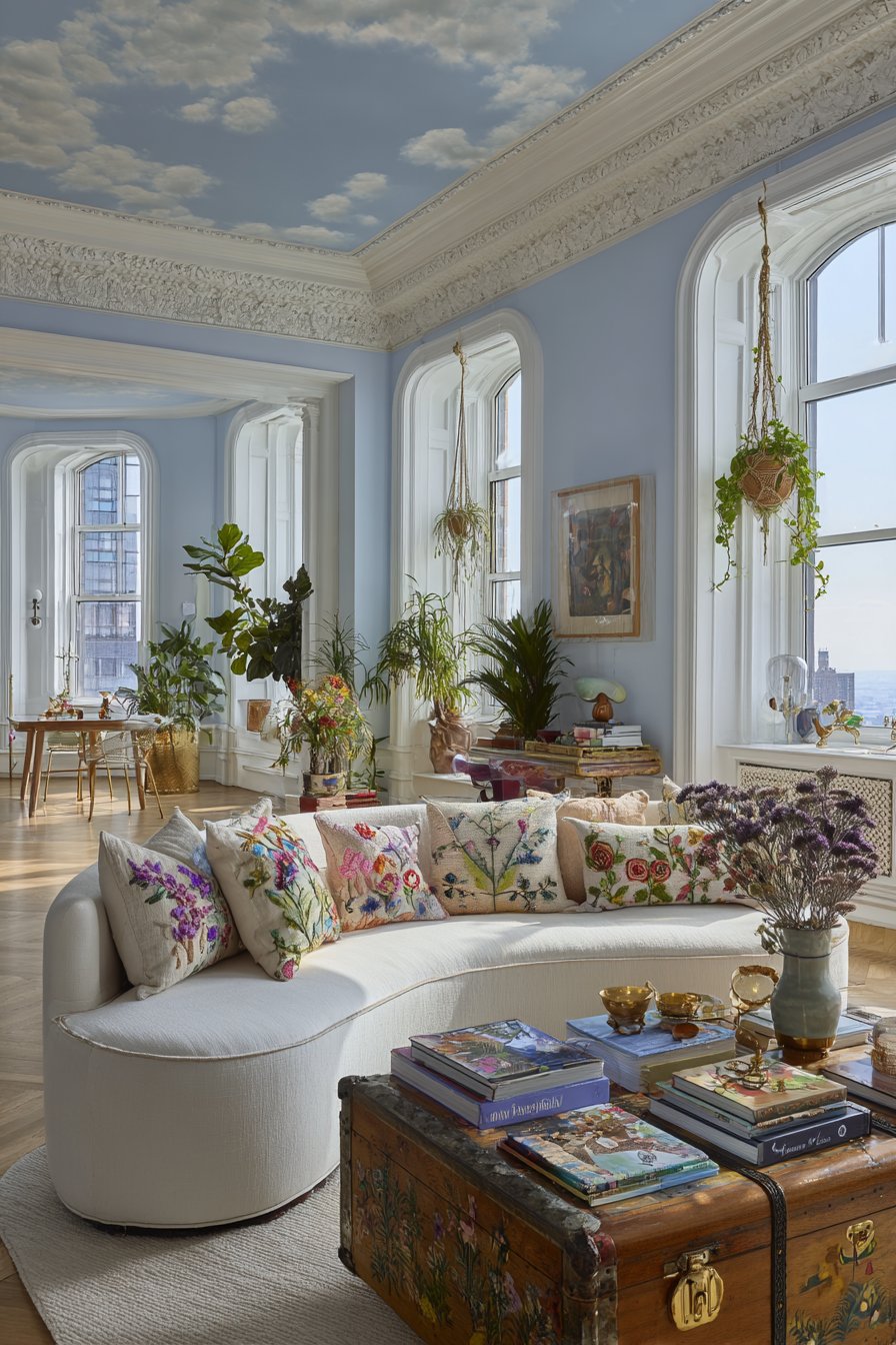 Sky-Painted Ceiling Fantasy