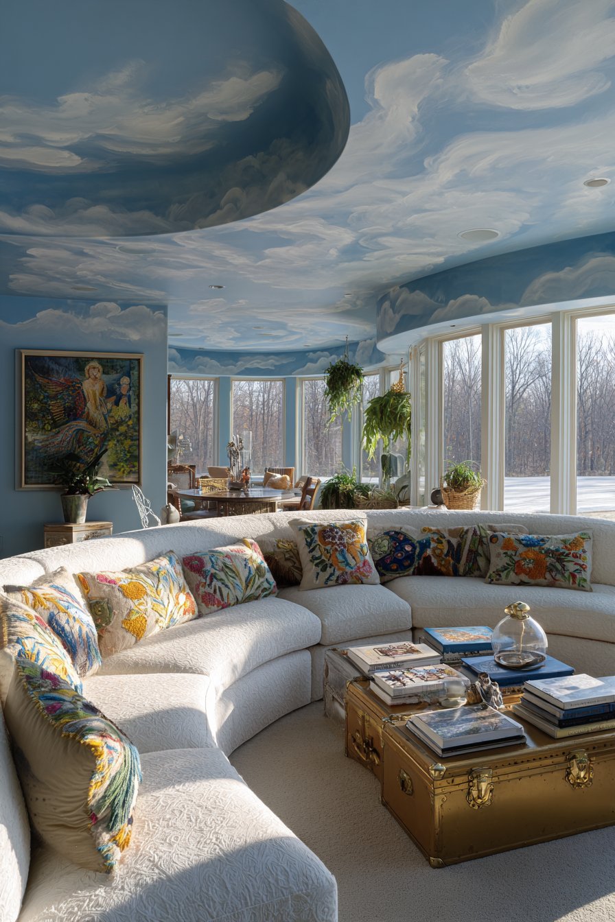 Sky-Painted Ceiling Fantasy