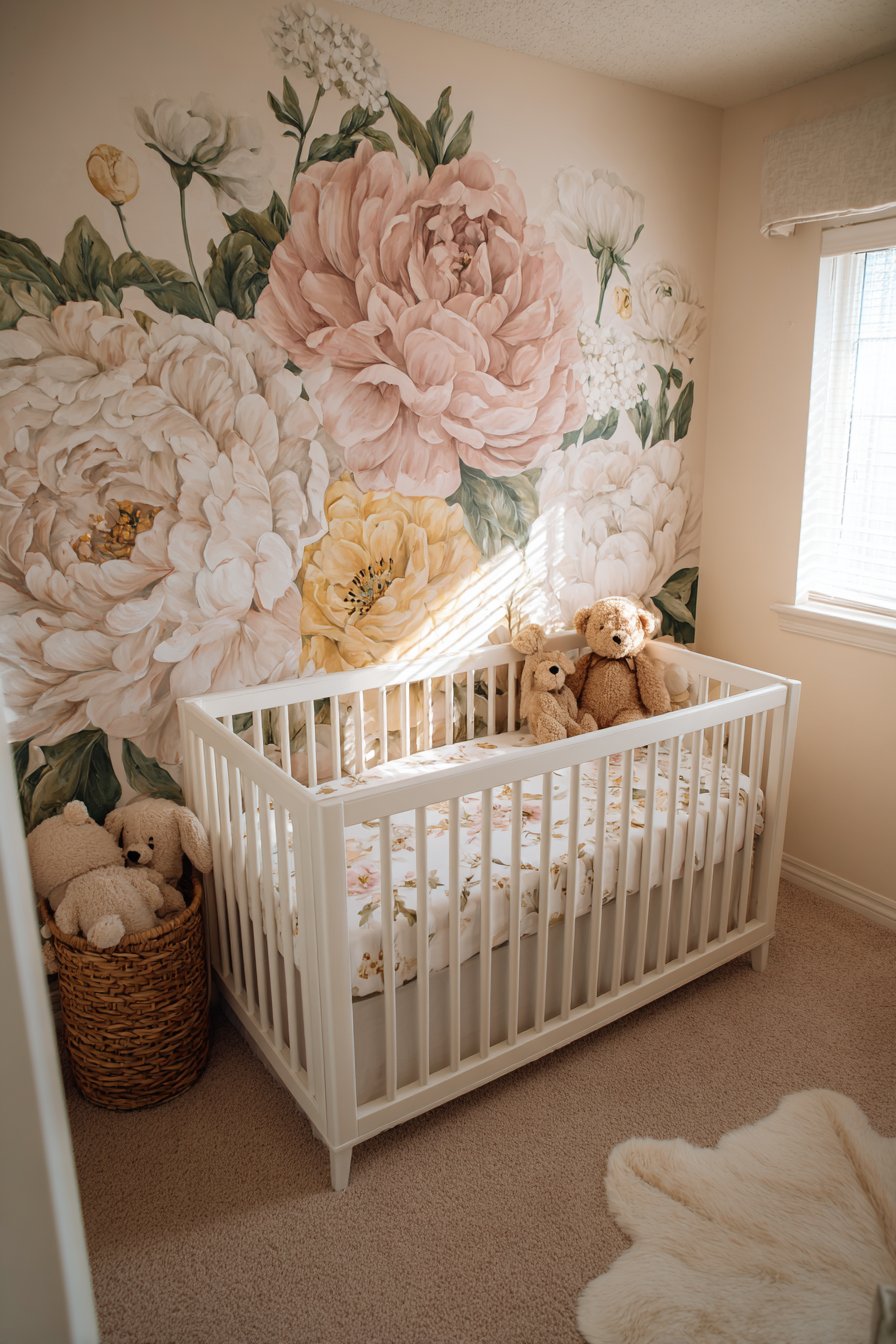 Garden Mural Accent Wall