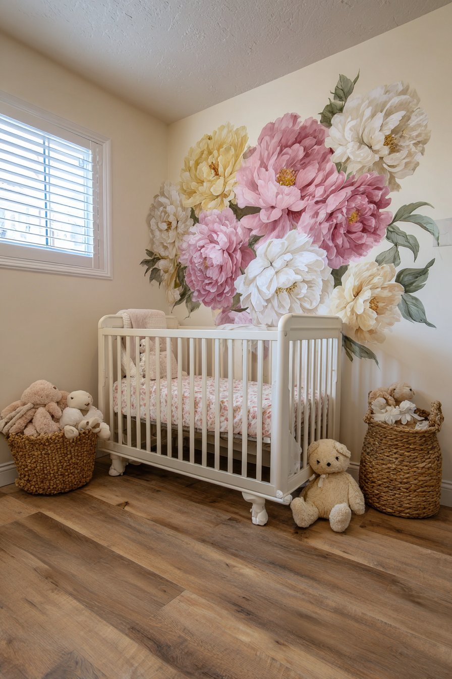 Garden Mural Accent Wall