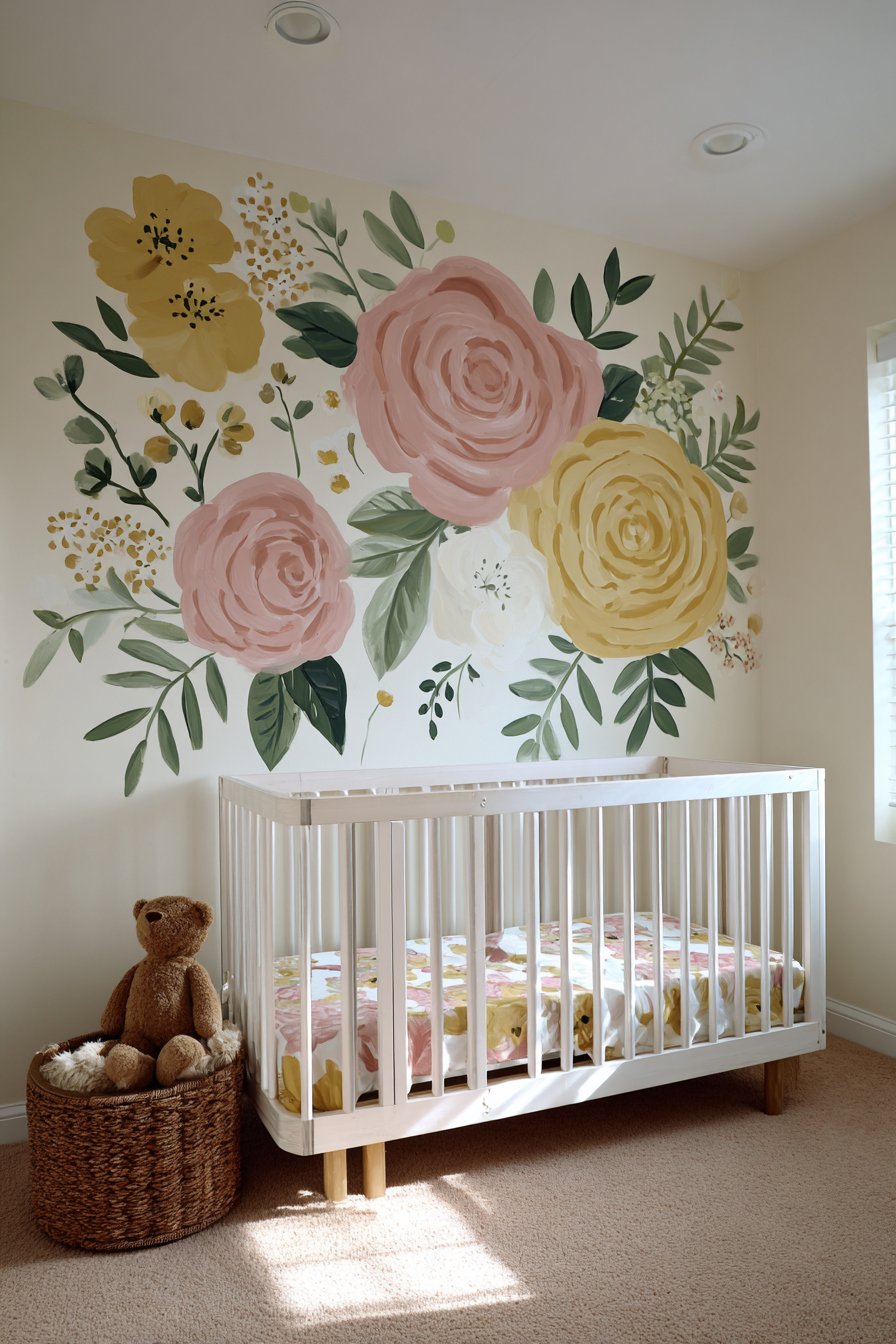 Garden Mural Accent Wall