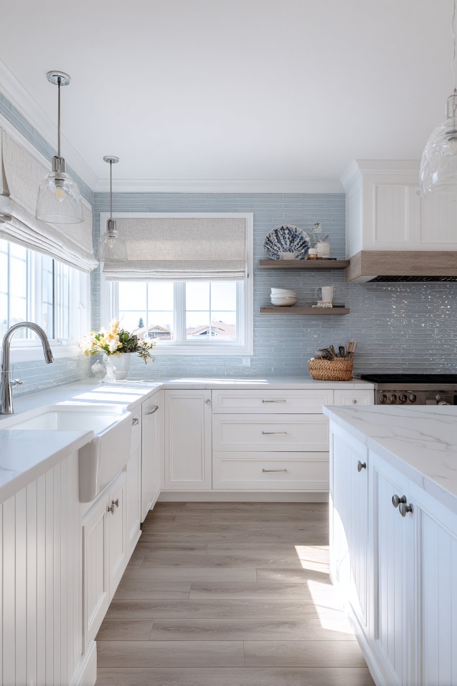 Coastal White and Blue Relaxation