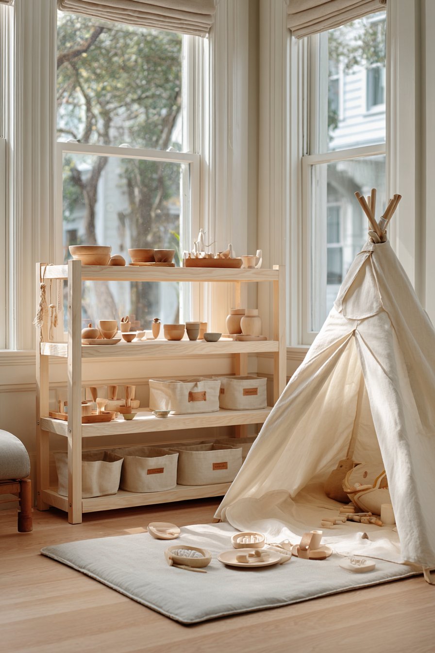 Accessible Play Area with Montessori Principles