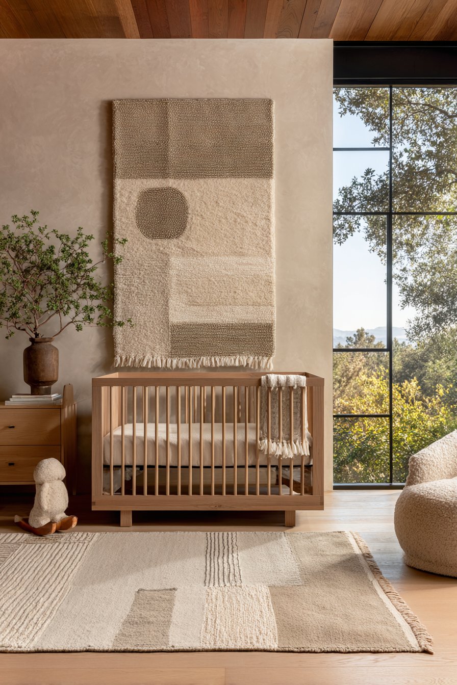 Hand-Knotted Wall Tapestry Focal Point