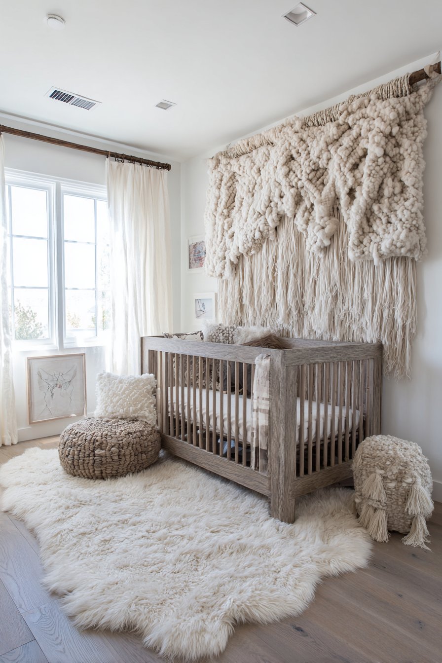 Hand-Knotted Wall Tapestry Focal Point