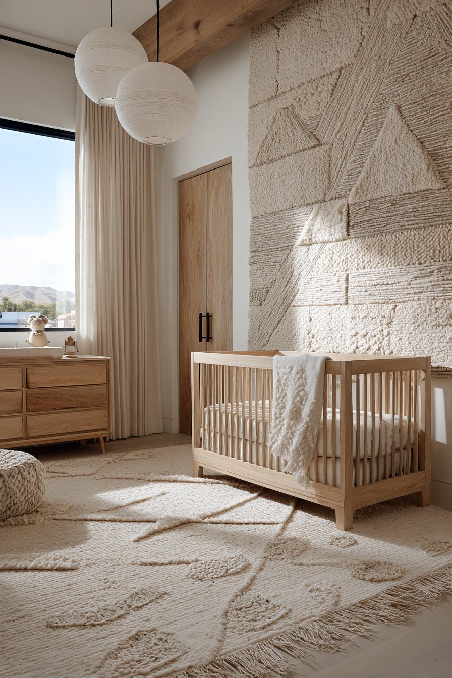 Hand-Knotted Wall Tapestry Focal Point