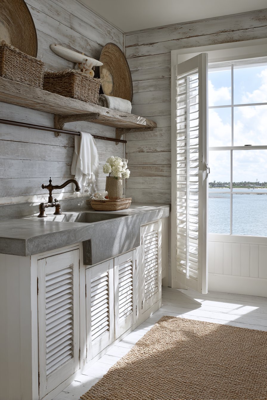 Beach House Louvered Ventilation