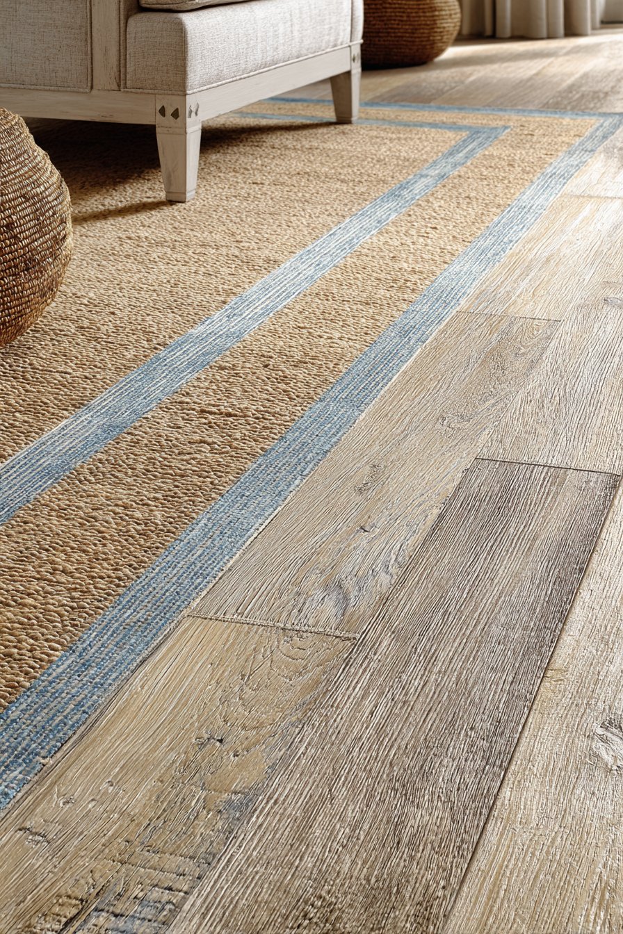 Whitewashed Flooring Foundation