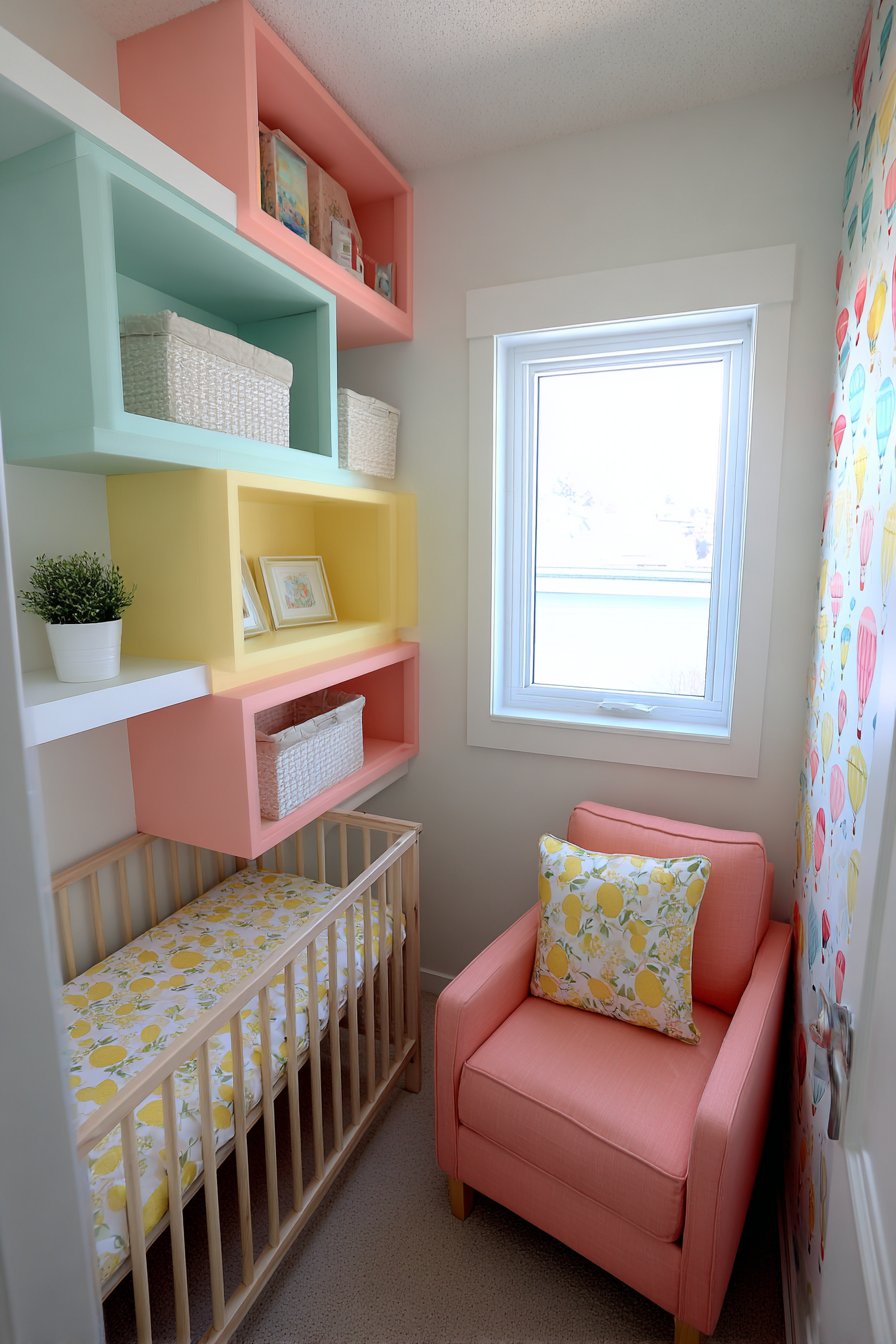 Space-Maximizing Vertical Color Storage