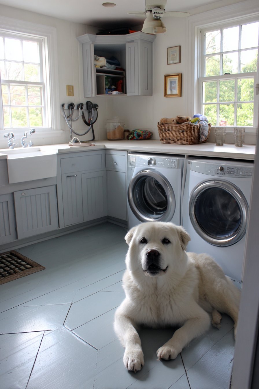 Pet-Friendly Washing Station Corner
