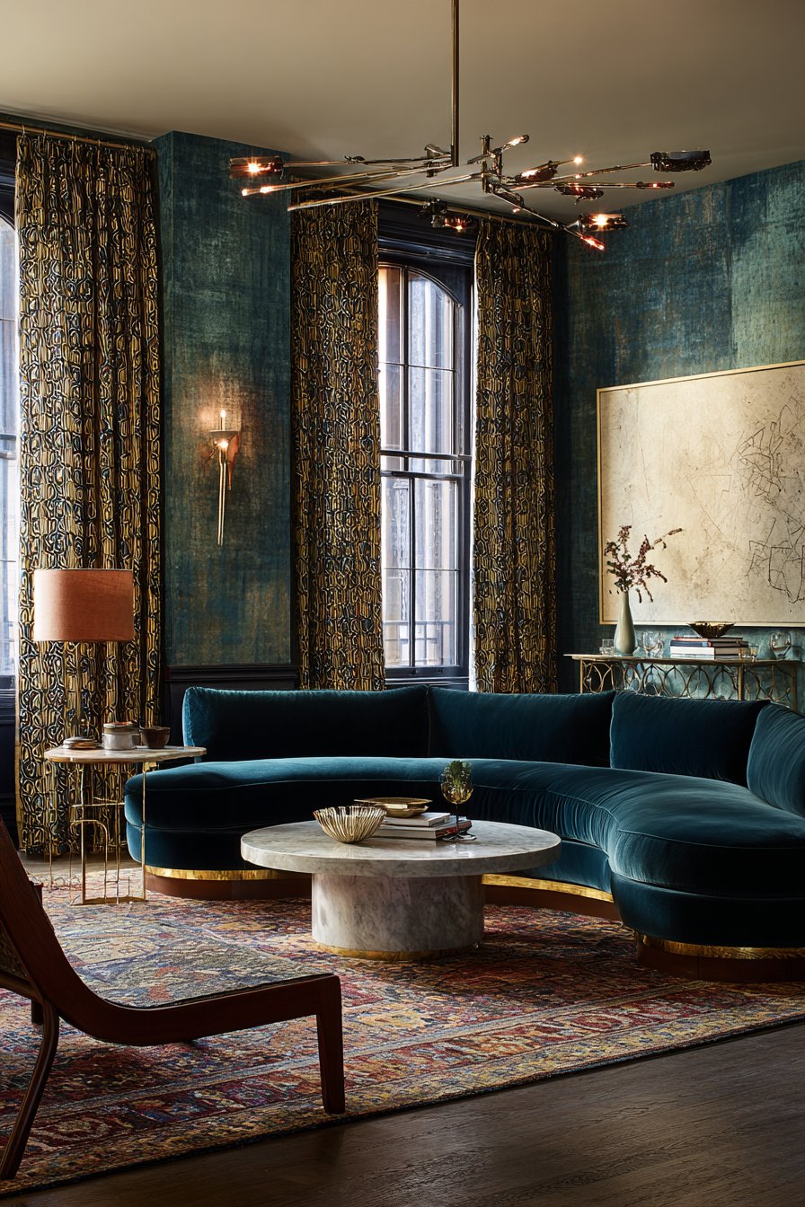 Eclectic Emerald Jewel Statement