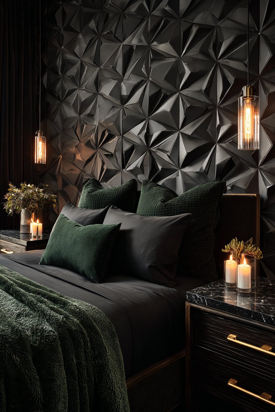 Three-Dimensional Textured Accent Wall
