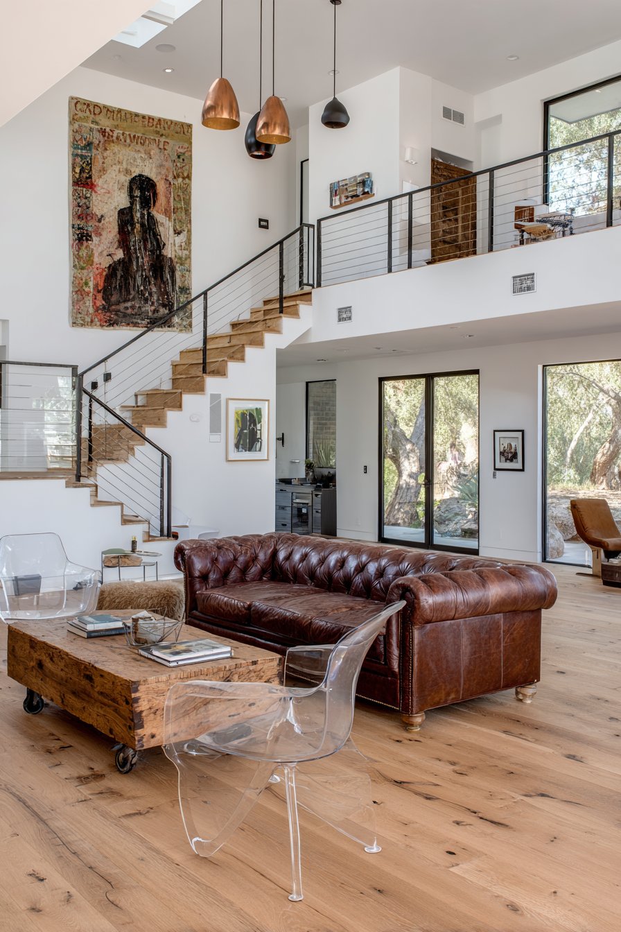 Eclectic Mix with Vintage Rug Art