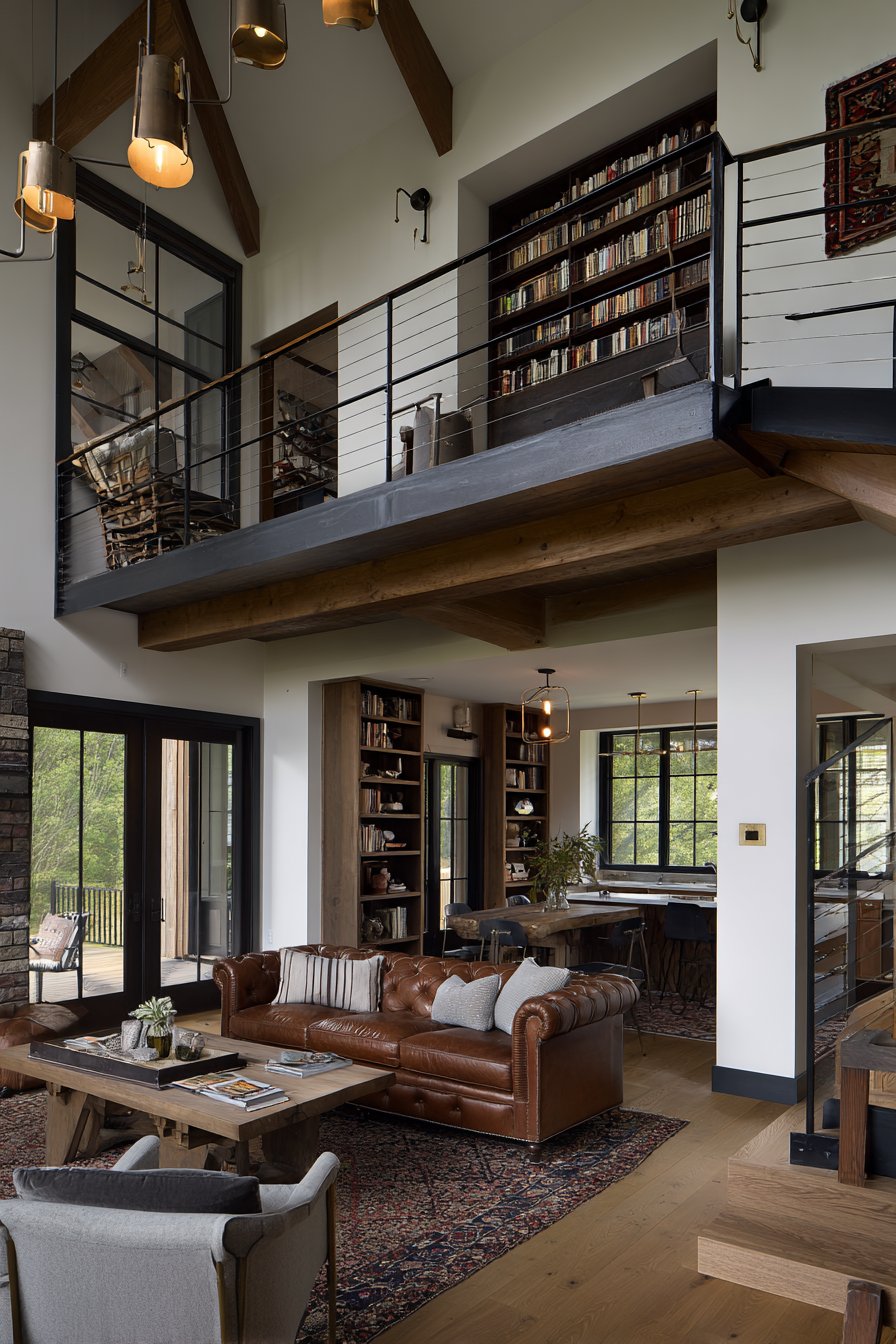 Eclectic Mix with Vintage Rug Art