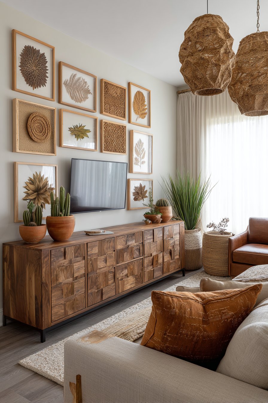 Gallery Wall Natural Fiber Art