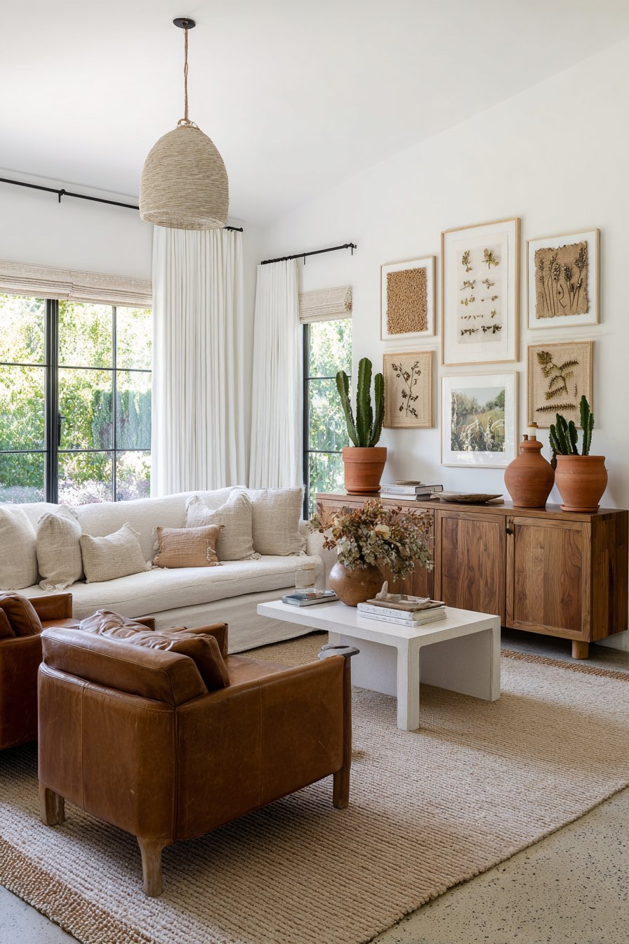 Gallery Wall Natural Fiber Art