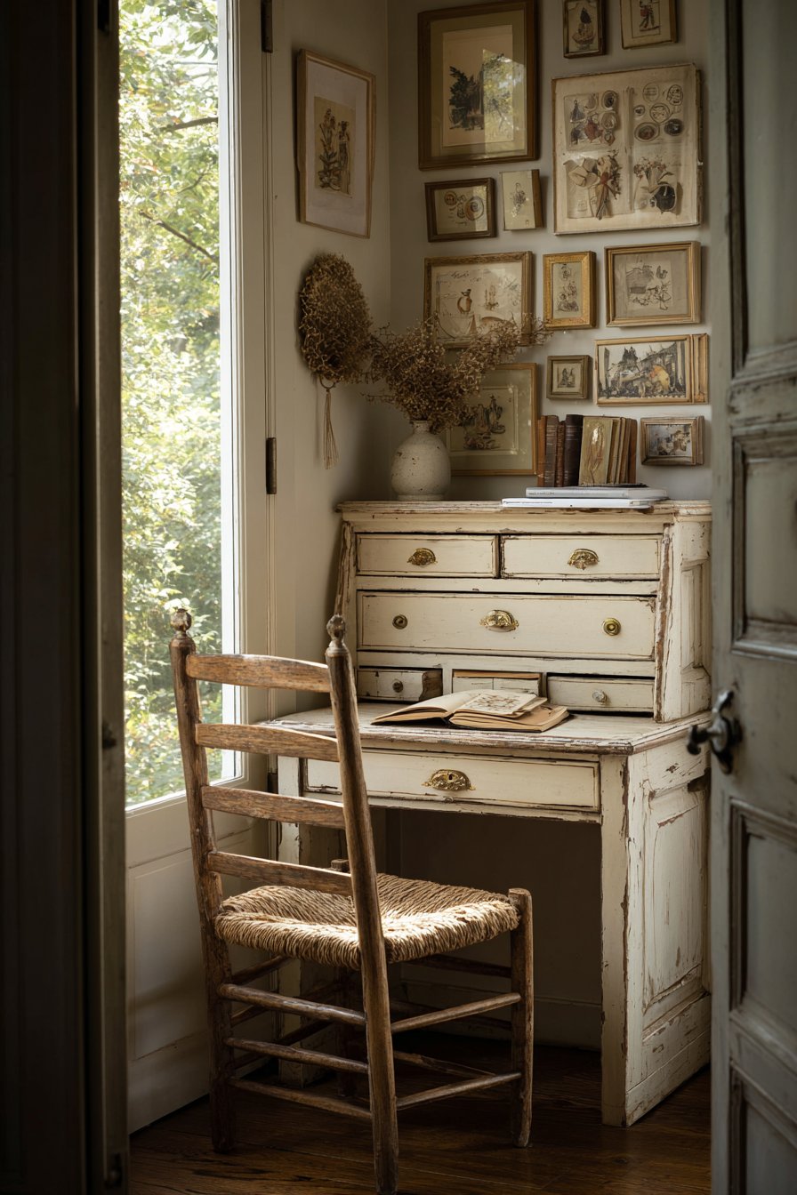 Vintage Escritoire Writing Desk