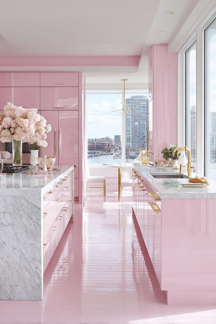 Blush Pink Contemporary Femininity