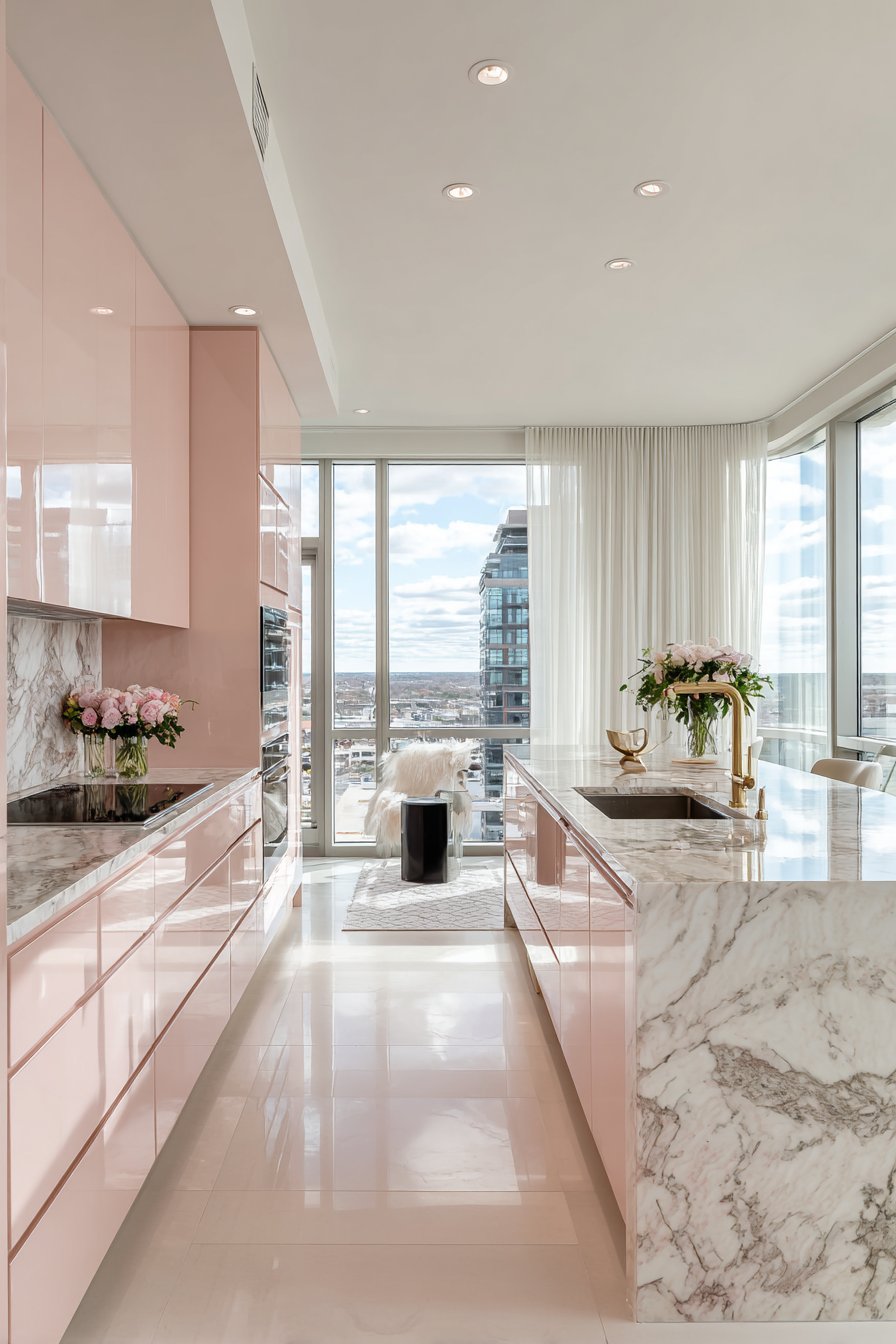 Blush Pink Contemporary Femininity