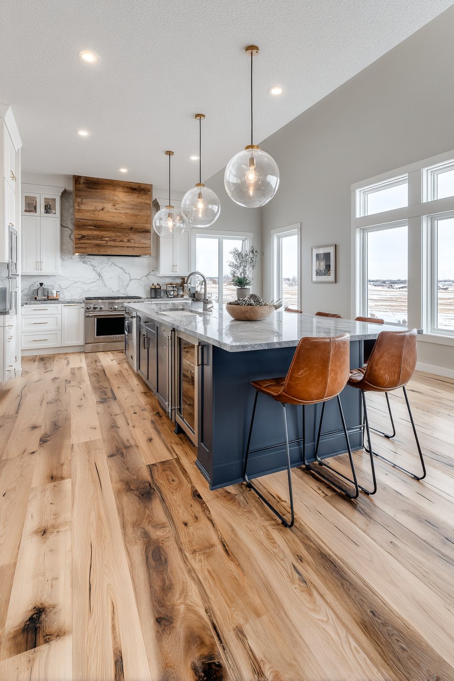 Open-Concept Room Divider Island