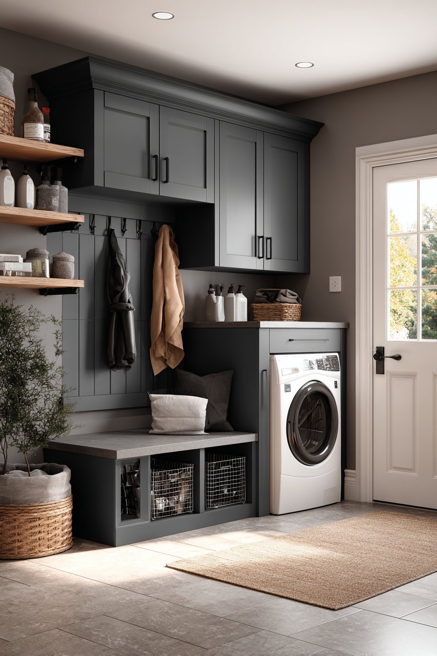 Mudroom-Laundry Combination Utility System