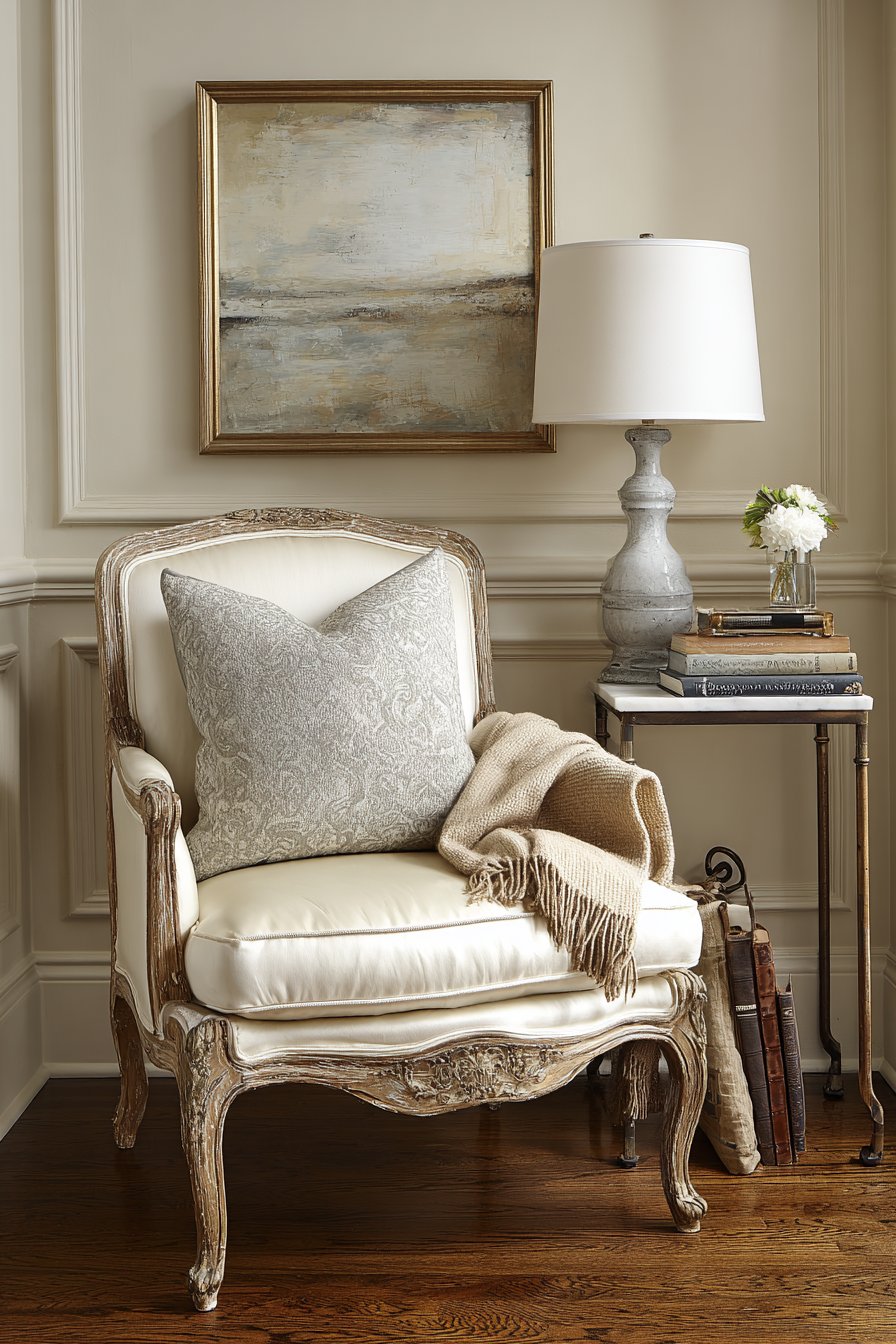 French Bergère Chair Vignette