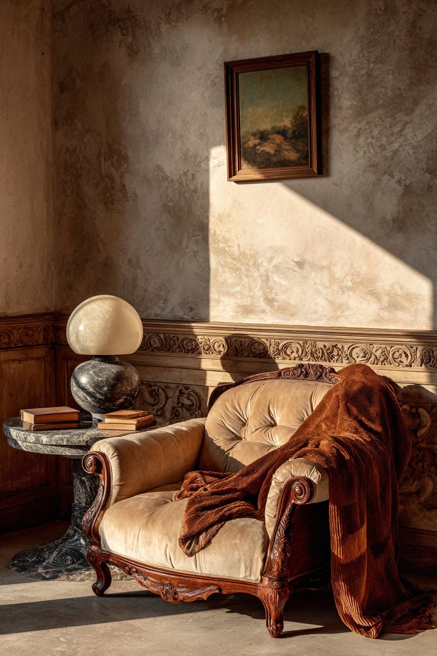 French Bergère Chair Vignette