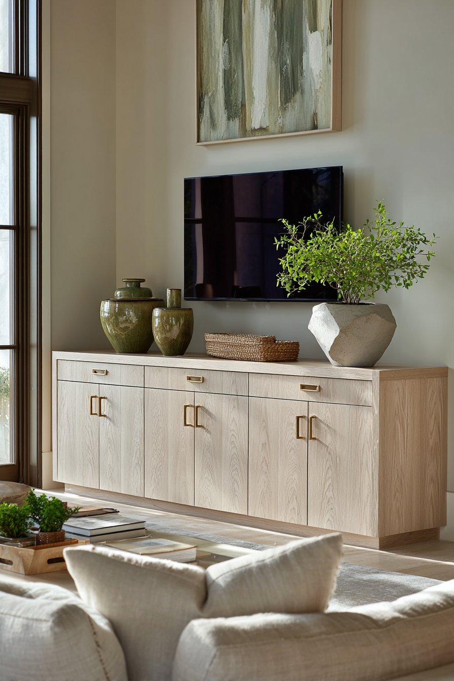 Functional Media Console Styling