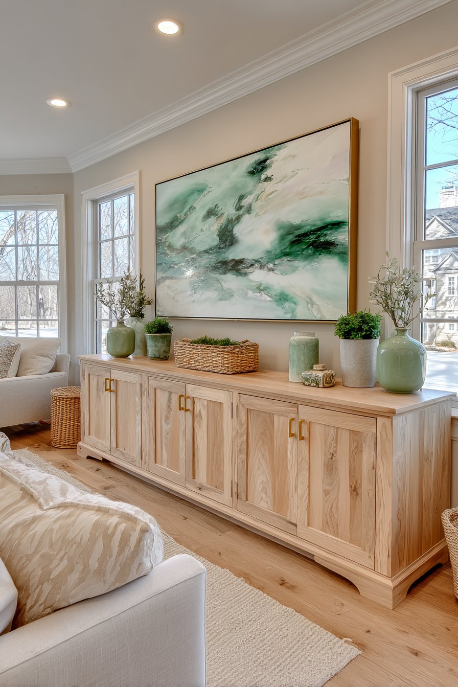 Functional Media Console Styling