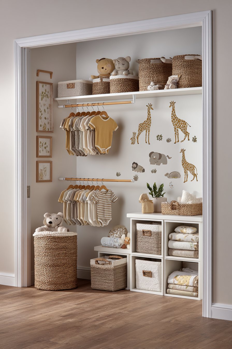 Organized Closet Storage System