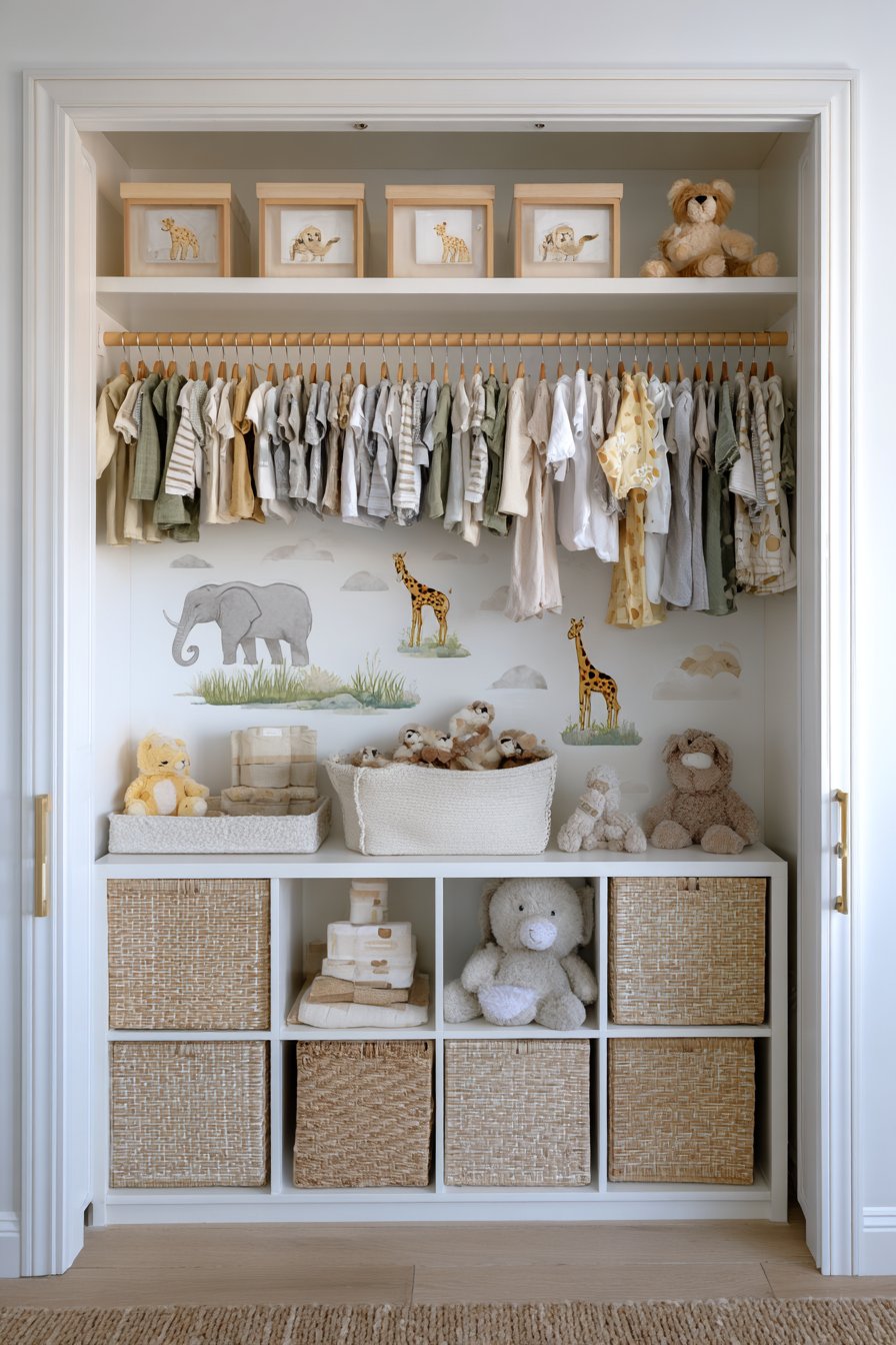Organized Closet Storage System