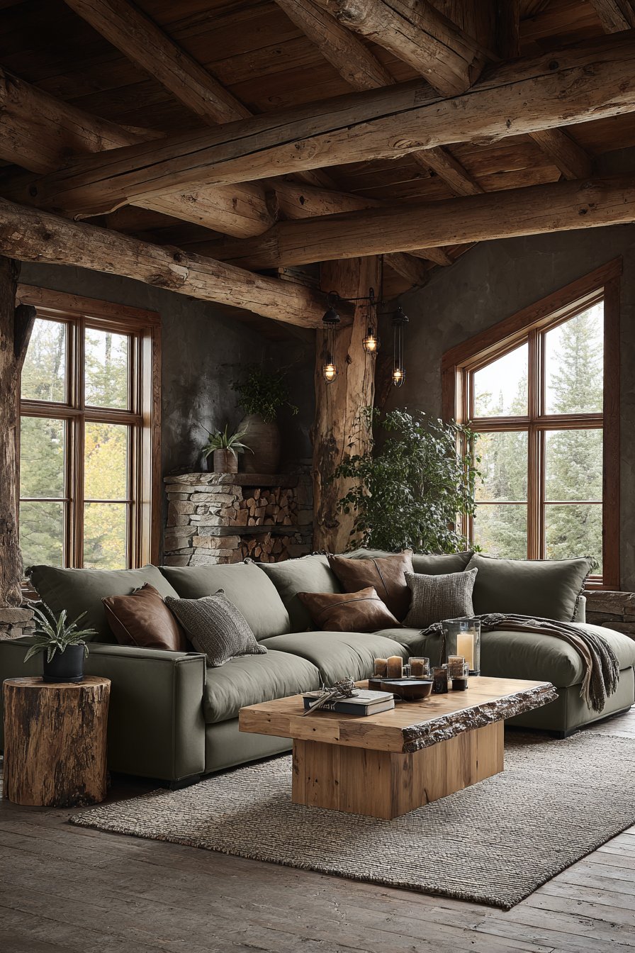 Organic Live Edge Coffee Table