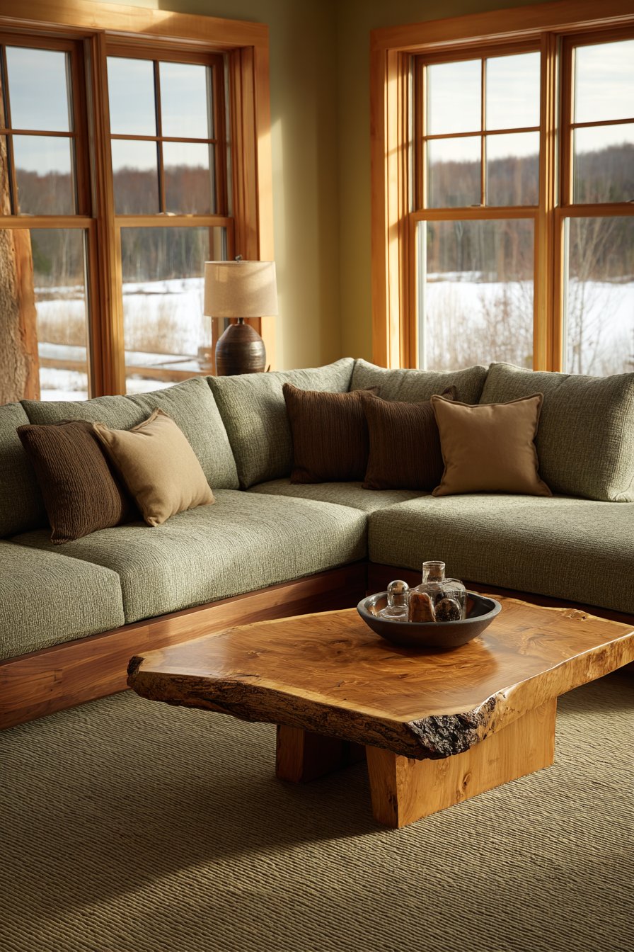 Organic Live Edge Coffee Table