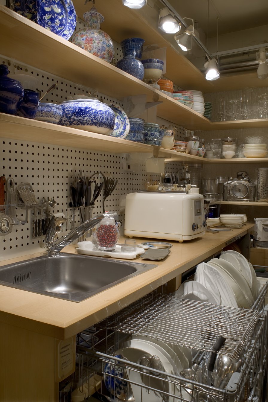 Creative Pegboard Organization Kitchen